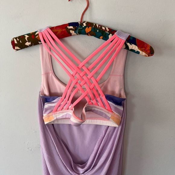 Lululemon Athletica Purple Pink Backless Tank Top - Picture 5 of 8